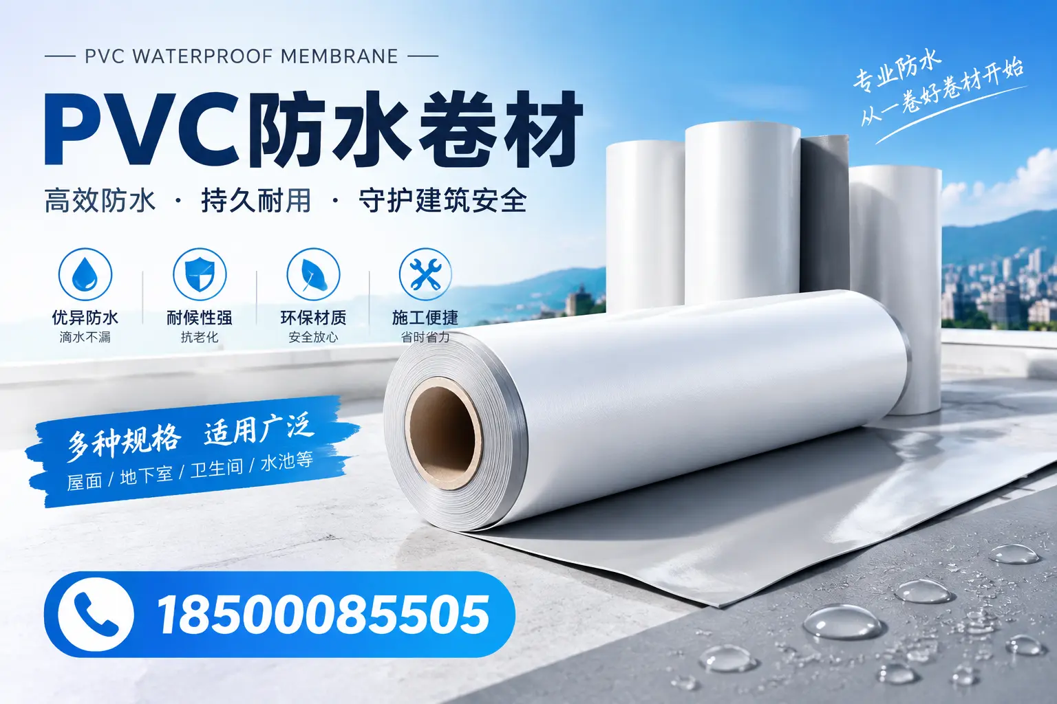 如何选择适合的PVC防水卷材?专家为您解答大庆的需求
