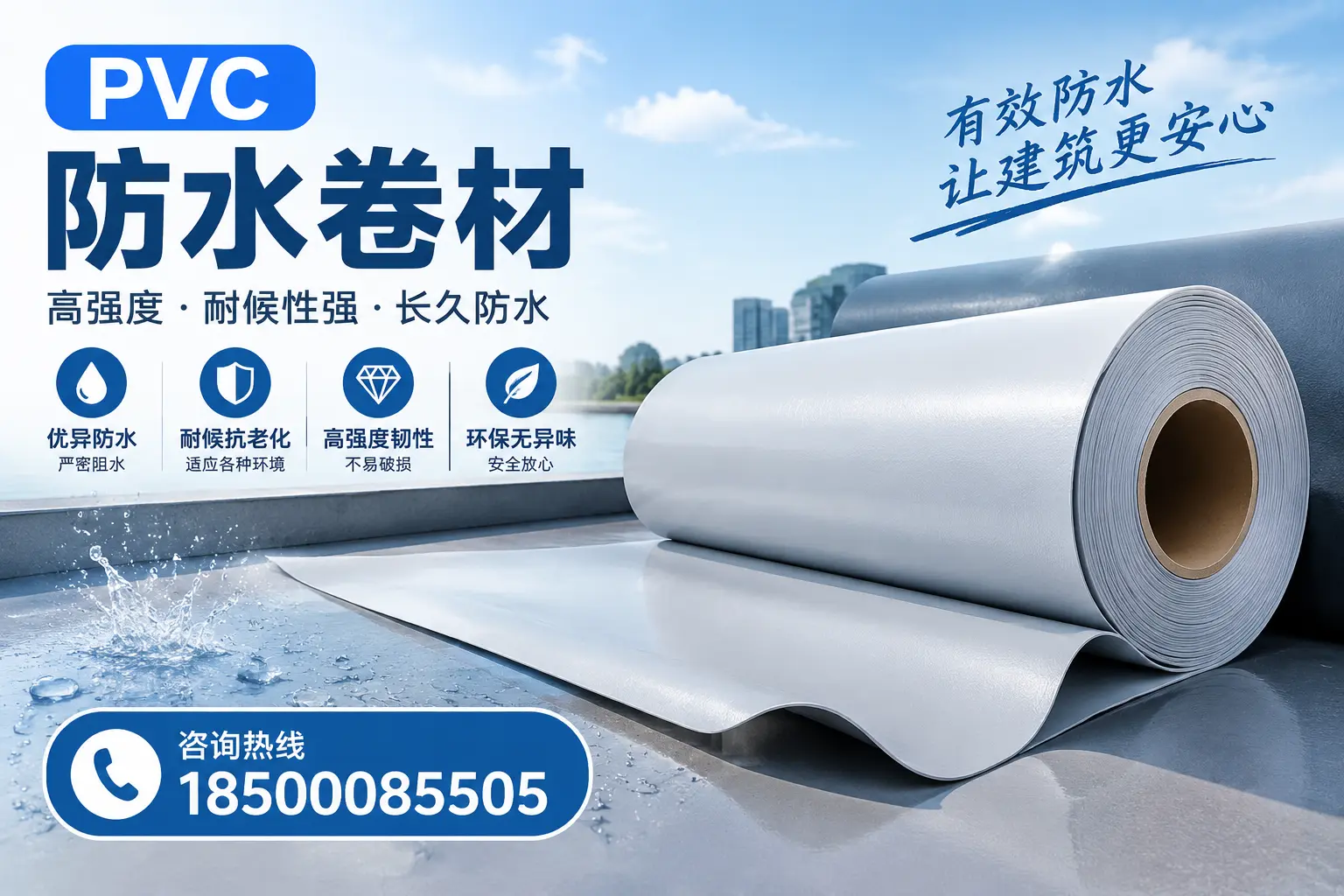 PVC防水卷材的环保特性与可持续发展探讨大庆